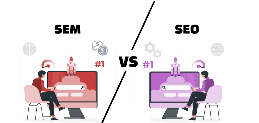 الفرق بين SEO و SEM: أفضل طرق لتحسين أداء موقعك