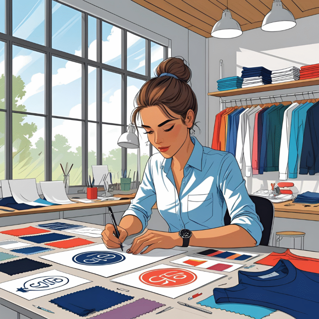 كيف يساهم تصميم شعار ملابس احترافي في إبراز علامتك التجارية وجذب الانتباه؟ 2025