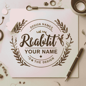 تصميم شعار باسمك