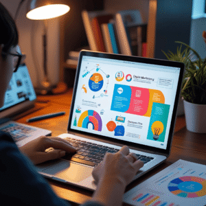 أهمية استخدام صور تصميم جرافيك في التسويق الرقمي 2025
