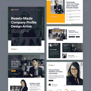 مميزات تصميم بروفايل شركة جاهز من شركة مستر تي 2025