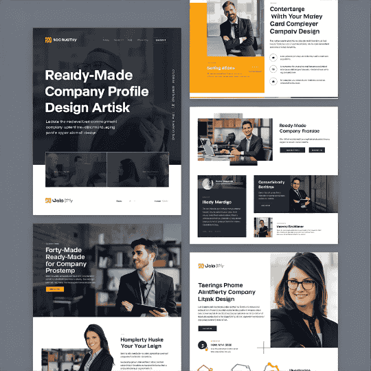 مميزات تصميم بروفايل شركة جاهز من شركة مستر تي 2025